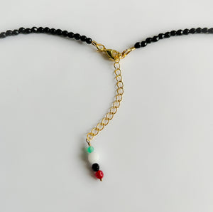 Jade Palestine relief necklace