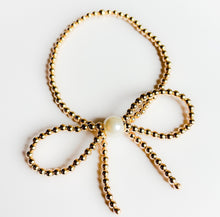 Load image into Gallery viewer, Bow bracelet - gold filled

