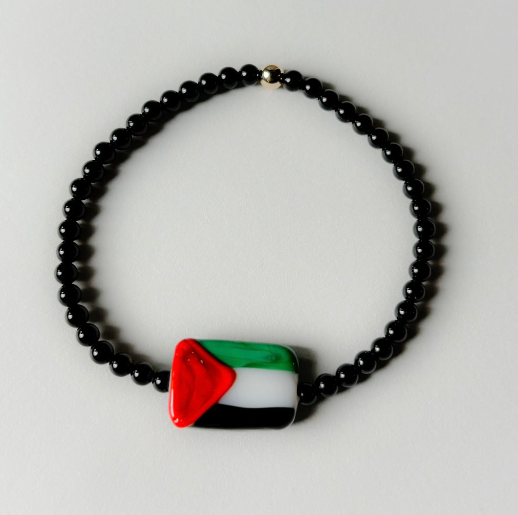 Palestine flag bracelet