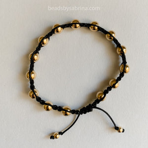 Black friendship bracelet